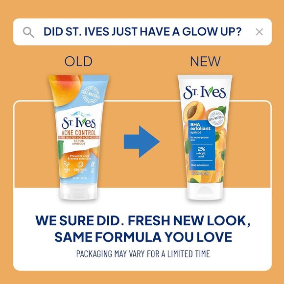 Acne Control Apricot Face Scrub, Deep Exfoliator Skin Care, Prevents Acne for Ra - Picture 3 of 8